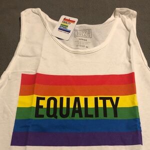 Equality Tank Top Adult Unisex Large NWT Love is Love
